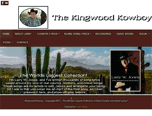 Tablet Screenshot of kingwoodkowboy.com